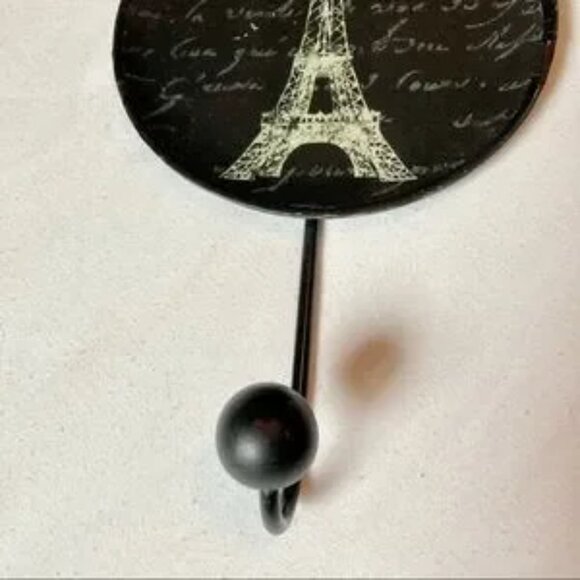 GIFT SET Eiffel Tower Paris France Wall Hook Hanging Plate and Candle - Picture 7 of 15